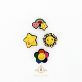 Kids Shoes Charms for Crocs Style Clogs Slip-ons Happy Faces