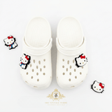 Kids Shoes Charms for Crocs Style Clogs Slip-ons Hello Kitty