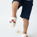 Kids Shoes Charms for Crocs Style Clogs Slip-ons Sports Soccer Heart Basketball