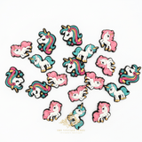 Kids Shoes Charms for Crocs Style Clogs Slip-ons Unicorns