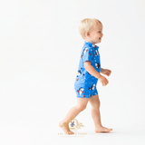 Boys One-Piece Swimsuit Happy Shark