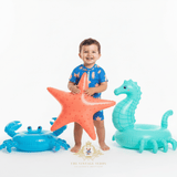 Boys One-Piece Swimsuit Sea Horses & Friends