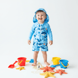 Boys One-Piece Swimsuit Mr. Whale & Friends