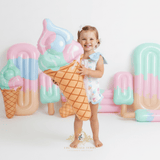 Girls One-Piece Swimsuit Ice Cream & Sprinkles