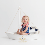 Girls One-Piece Swimsuit Stars & Stripes