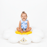 Girls Two-Piece Swimsuit Daisy Flowers