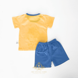 Boys T-Shirt & Shorts 2-Piece Matching Set Dino Land