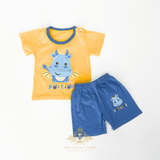 Boys T-Shirt & Shorts 2-Piece Matching Set Dino Land