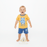 Boys T-Shirt & Shorts 2-Piece Matching Set Dino Land