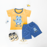 Boys T-Shirt & Shorts 2-Piece Matching Set Dino Land
