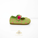 Girls Flats Children's Shoes Kids Shoes Green & Pink