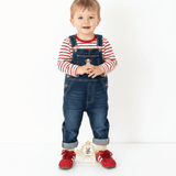 Boys Sneakers Children's Shoes Kicks Athletic Sports Stripes Red & White