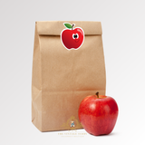 Children's Custom Graphic Stickers Apple Character