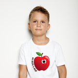 Kids Custom Graphic Tees An Apple a Day!