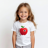 Kids Custom Graphic Tees An Apple a Day!