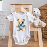 Children's Custom Graphic Onesies The Vintage Teddy