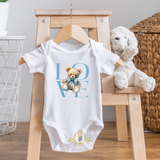 Custom Graphic Designed Baby Onesies The Vintage Teddy™ Teddy Love