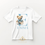 Children's Custom Graphic Tees The Vintage Teddy™ Personalized Name