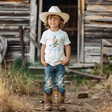 Children's Custom Graphic Tees The Vintage Teddy Personalized Name