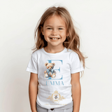 Children's Custom Graphic Tees The Vintage Teddy™ Personalized Name