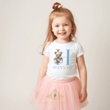 Children's Custom Graphic Tees The Vintage Teddy™ Personalized Name