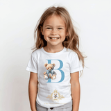 Children's Custom Graphic Tees The Vintage Teddy™ Letters