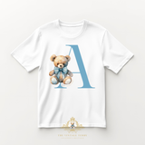 Children's Custom Graphic Tees The Vintage Teddy Letters