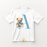Children's Custom Graphic Tees The Vintage Teddy™ Letters