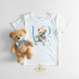 Children's Custom Graphic Tees The Vintage Teddy™ Teddy Love