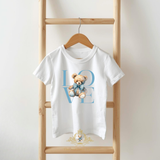 Children's Custom Graphic Tees The Vintage Teddy™ Teddy Love