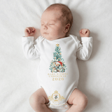Baby's First Christmas 2026 Baby Onesie Featuring The Vintage Teddy™