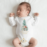 Baby's First Christmas 2026 Baby Onesie Featuring The Vintage Teddy™