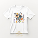 Kids Custom Graphic Tees The Vintage Teddy™ Trick or Treat!