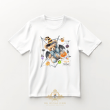 Kids Custom Graphic Tees The Vintage Teddy™ Trick or Treat!