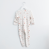 Sleep N' Play Footed One-Piece Bodysuit Sleeper Pajamas Mushrooms