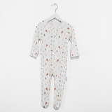 Sleep N' Play Footed One-Piece Bodysuit Sleeper Pajamas Mushrooms