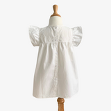 Girls Embroidered Top Baby Doll Shirt Dress