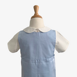 Boys Smocked Sheep Embroidery Shirt & Romper Set