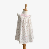 Girls Bishop Floral Smocked Dress