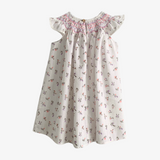 Girls Bishop Floral Smocked Dress