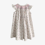 Girls Bishop Floral Smocked Dress